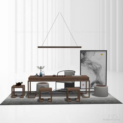 中式禅意茶桌丨