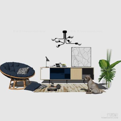 休闲椅 电视柜丨