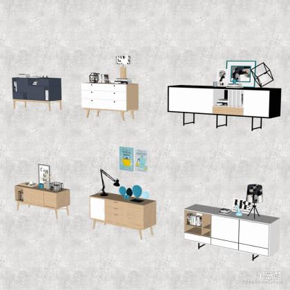 电视柜 边柜 玄关柜丨