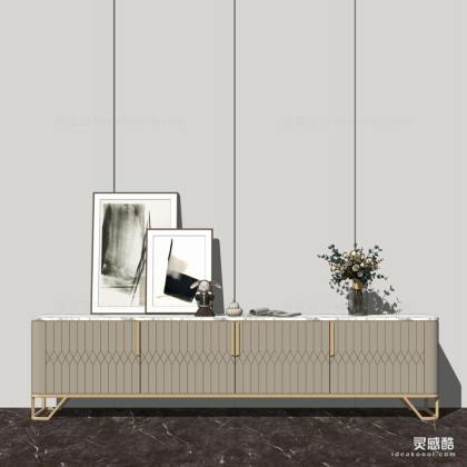 北欧轻奢电视柜丨