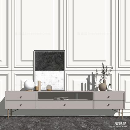 北欧轻奢电视柜丨