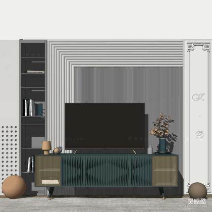 北欧轻奢电视柜丨
