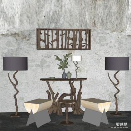 东南亚玄关柜丨