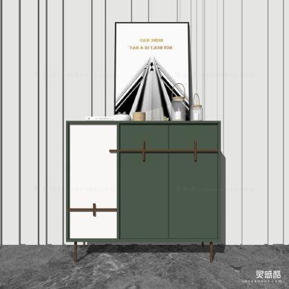 现代玄关柜 边柜丨