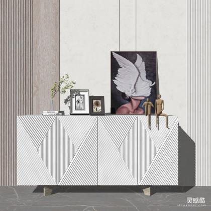 现代玄关柜 边柜丨