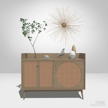 现代边柜 玄关柜丨