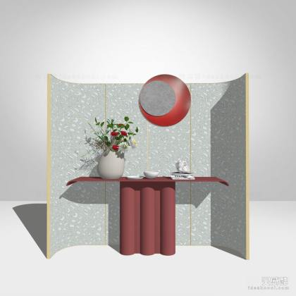 中式案台 端景台丨