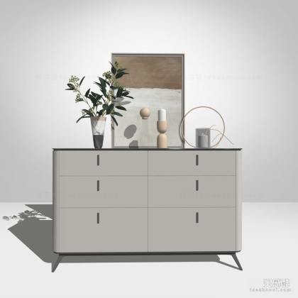 现代玄光柜 边柜丨