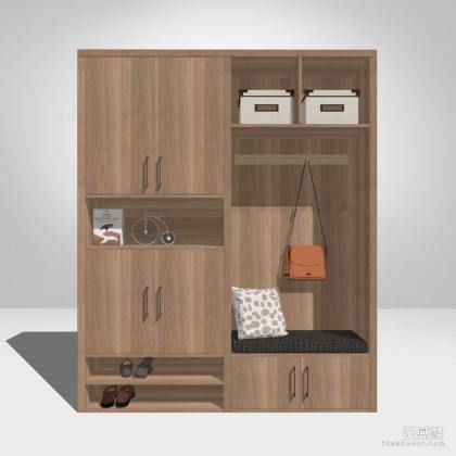 现代衣柜 鞋柜丨