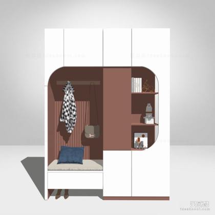 现代衣柜 鞋柜丨