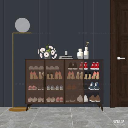 现代鞋柜 皮鞋 运动鞋 休闲鞋丨