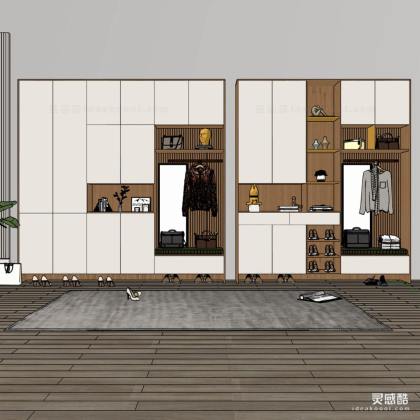 现代衣柜 鞋柜丨