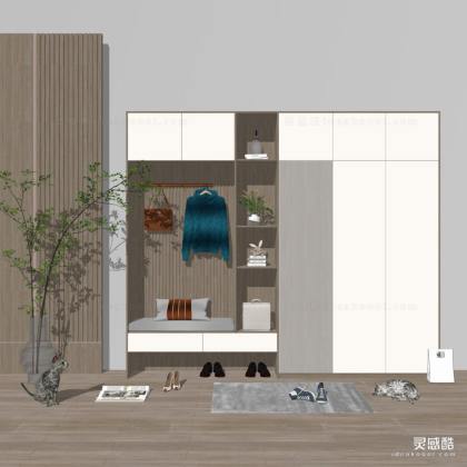 现代衣柜 鞋柜丨