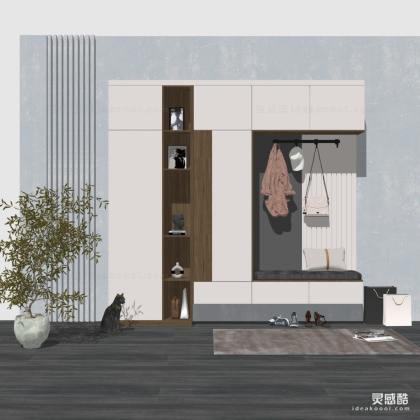 现代衣柜 鞋柜丨