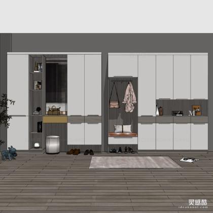 现代衣柜 鞋柜丨