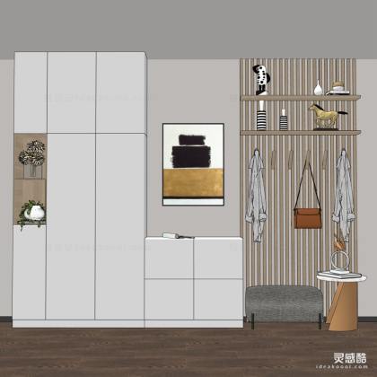 现代衣柜 鞋柜丨