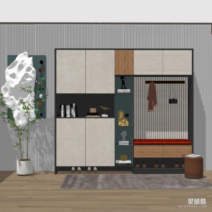 现代衣柜 鞋柜丨