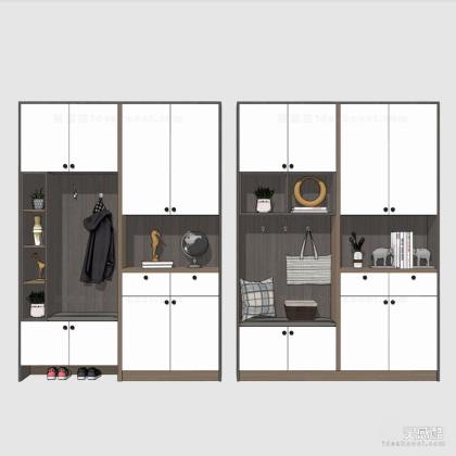 现代衣柜 鞋柜丨