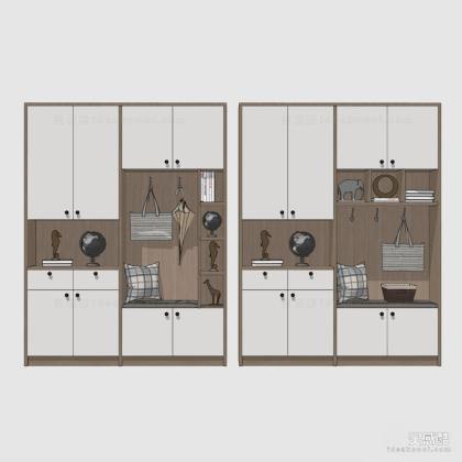 现代衣柜 鞋柜丨