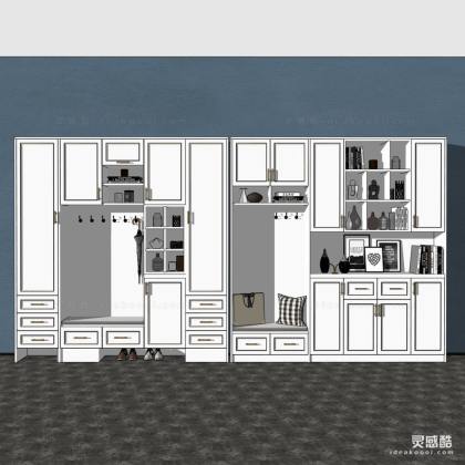 欧式衣柜 鞋柜丨