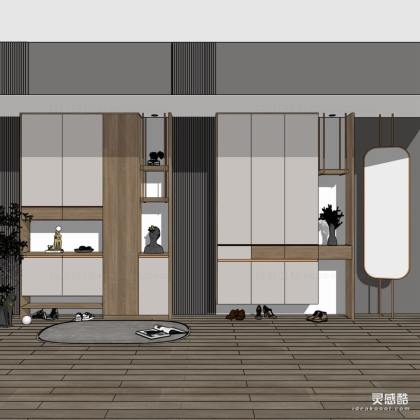 现代衣柜 鞋柜丨