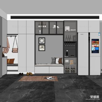 现代衣柜 鞋柜 酒柜丨