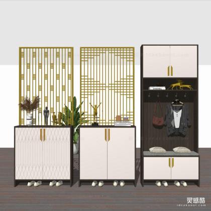 现代鞋柜 储物柜丨