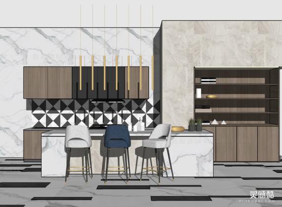 现代厨房橱柜丨