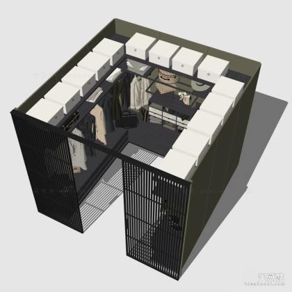 现代衣柜 衣帽间丨