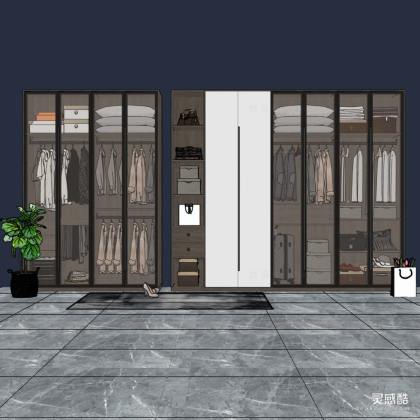 现代衣柜 衣帽间丨