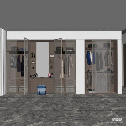 现代衣柜 衣帽间丨