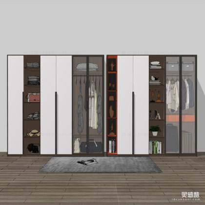 现代衣柜 衣帽间丨