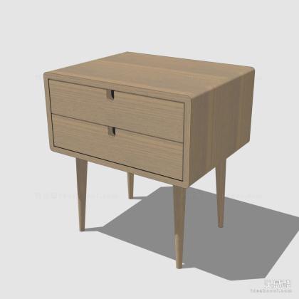 现代床头柜丨