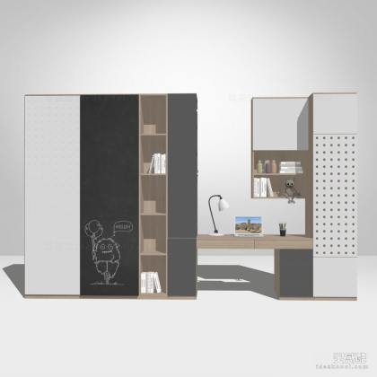 现代书柜丨
