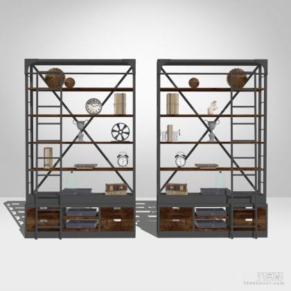 现代书柜书架丨