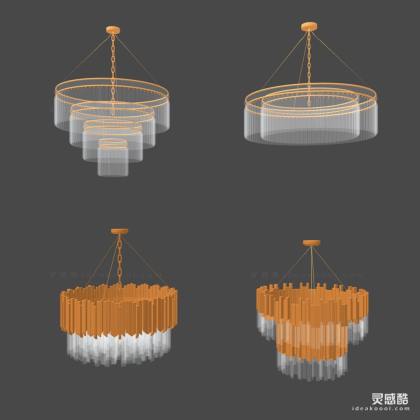 现代水晶吊灯丨