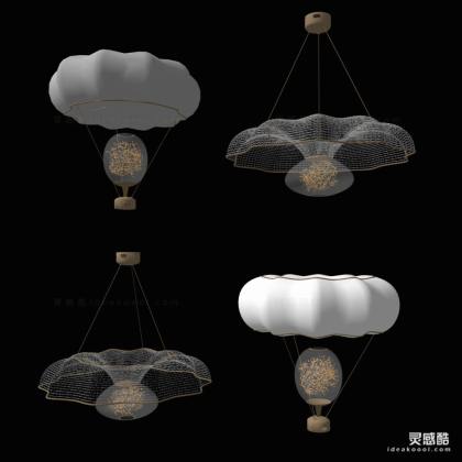 现代热气球装饰吊灯丨