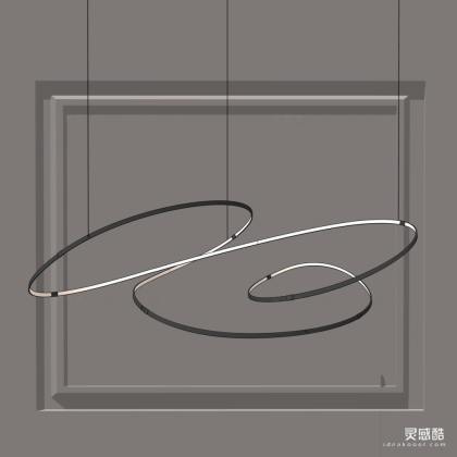 现代环形吊灯丨