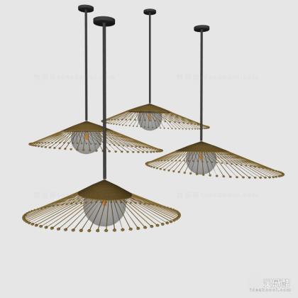 现代东南亚轻奢吊灯丨