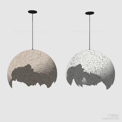 现代破蛋壳吊灯现代创意丨