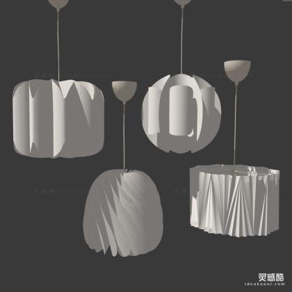 现代异形创意吊灯组合丨