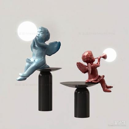 雕塑摆件 台灯丨