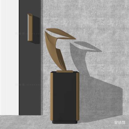 现代轻奢抽象雕塑摆件丨