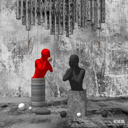 现代人物雕塑摆件丨