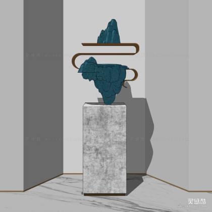 新中式雕塑装饰品摆件丨