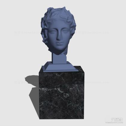 欧式头像摆件丨