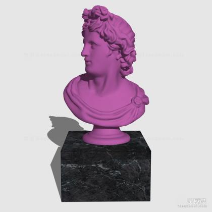 欧式头像摆件丨