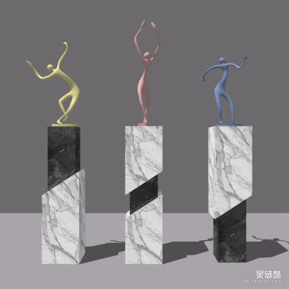 抽象人物雕塑摆件丨
