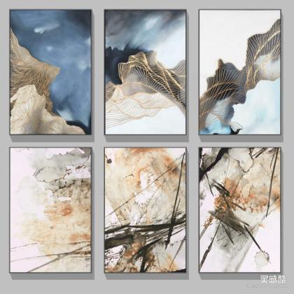 现代挂画组合丨