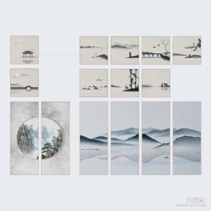 现代挂画组合丨